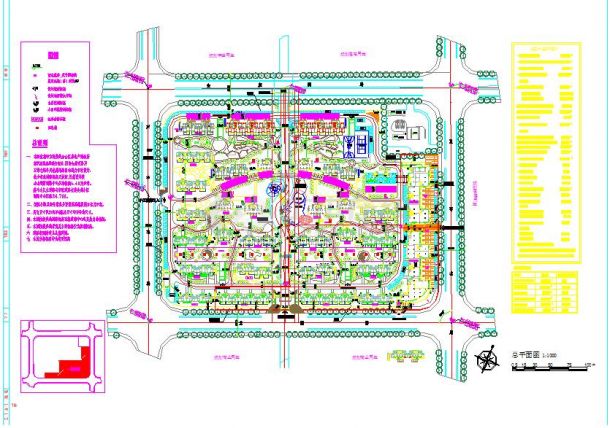 某住宅小区规划图（含设计说明 ）-图二
