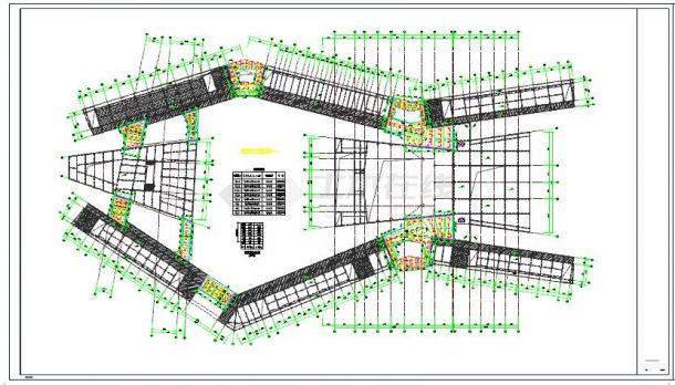 【河瓶县】第四实验学校教学楼结构设计施工图-图一