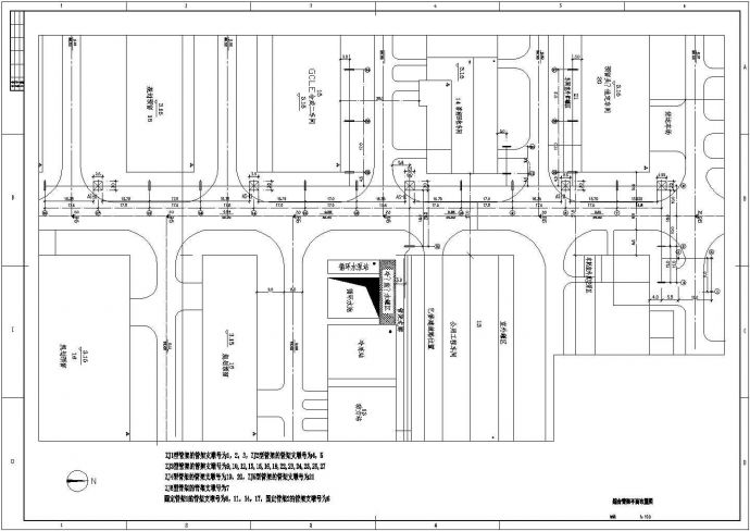 某工业用管网钢桁架及支撑结构设计图_图1