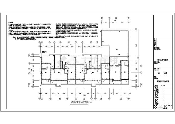 某3524㎡地上六层框架结构住宅楼电气施工图（高29米，普通住宅）-图一