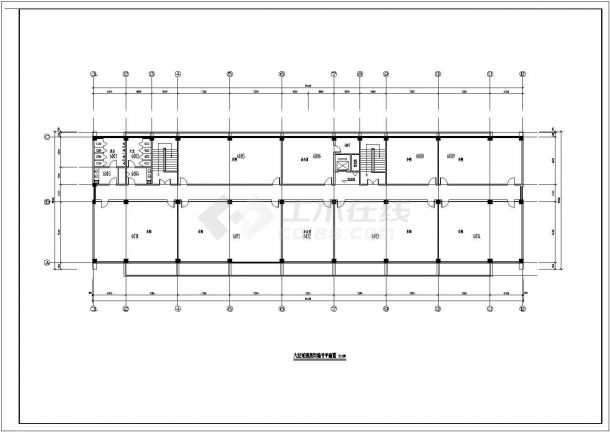 [山东]7780㎡六层工业厂房建筑水暖图纸-图二