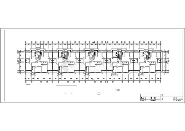 [吉林]某六层钢筋混凝土结构住宅楼电气施工图（含电气设计说明）-图一