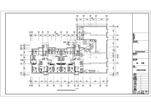 天津某五层钢筋混凝土结构住宅楼电气施工图（含电气设计说明）-图二