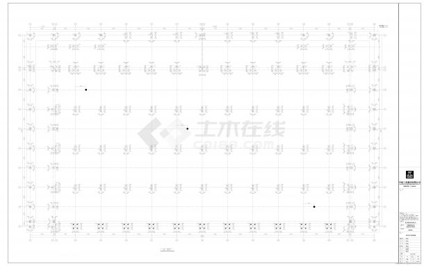 山东济南仓库项目-3号高架库结构设计施工图CAD-图二