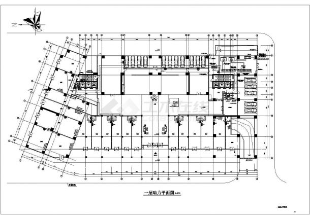 [广东]某7324㎡二十八层住宅楼强电系统施工图纸（含高压设计）-图一