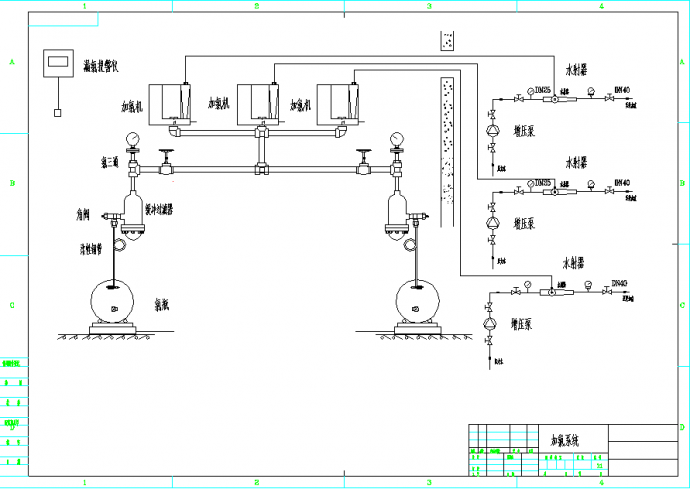 某地区工业厂房加氯系统设计施工图_图1