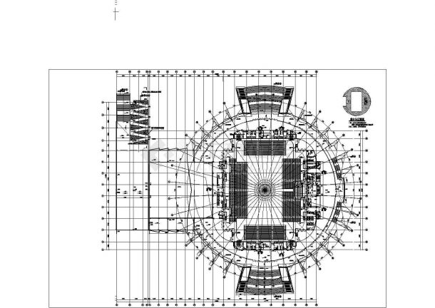 [江苏]20390㎡三层体育场空调通风设计施工图（含详细计算书座椅回风）-图二