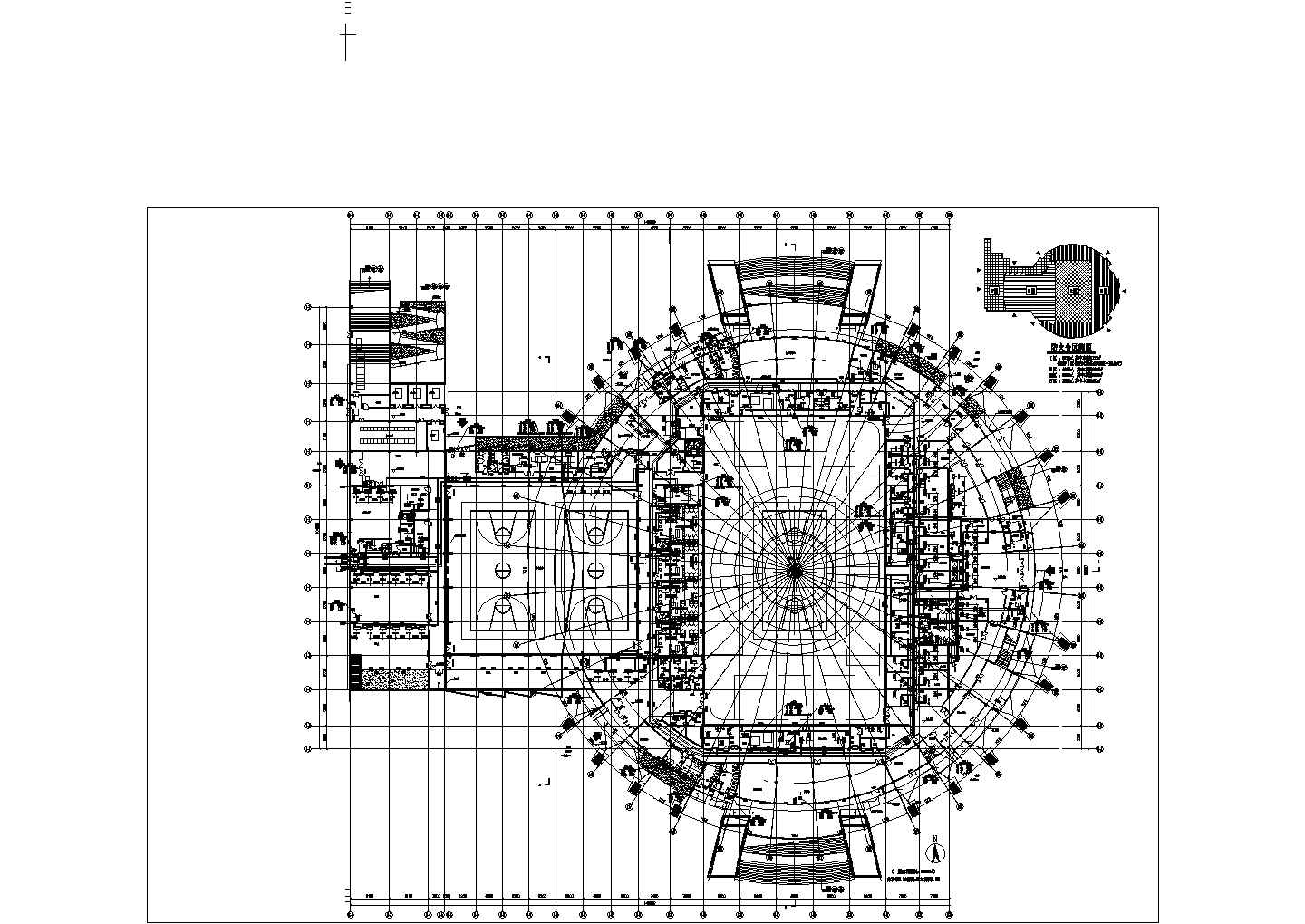 [江苏]20390㎡三层体育场空调通风设计施工图（含详细计算书座椅回风）