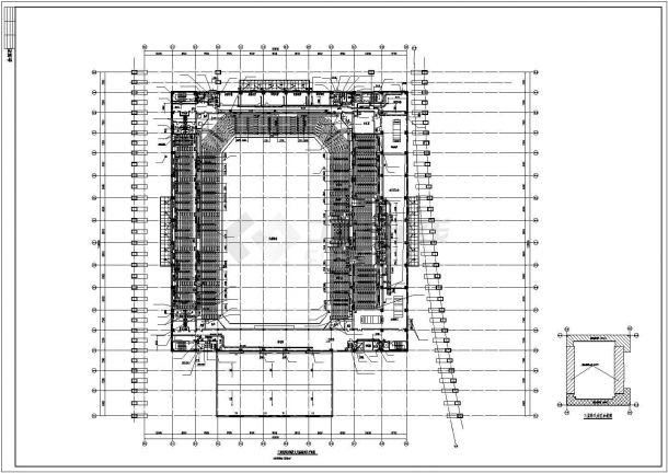 [西藏]18991㎡三层文化体育中心空调通风及采暖系统设计施工图（大院出品）-图一