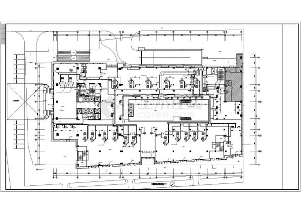 某67304㎡二十二层体育服务综合楼空调通风及防排烟系统设计施工图（含制冷机房设计风冷热泵机组）-图二