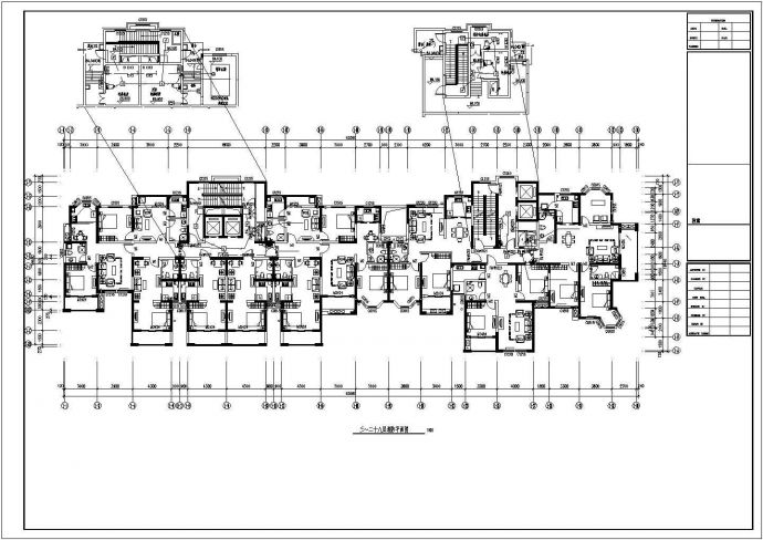 某二十八层钢筋混凝土结构住宅楼电气设计图（高85米）_图1