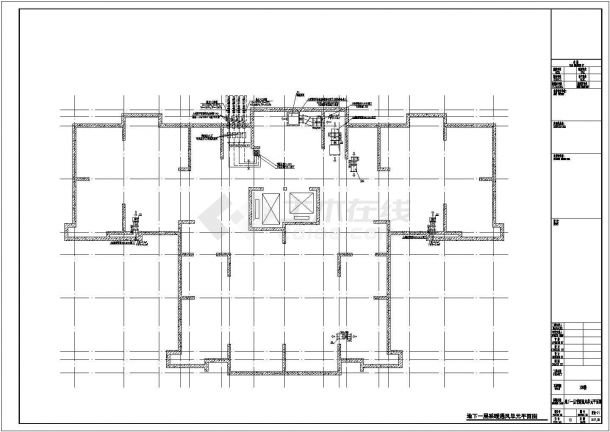 【天津】十八层小区住宅楼暖通设计施工图（9栋楼、包含地下车库）-图一