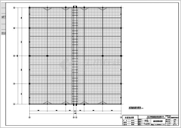 某科技结构车间厂房平面建筑设计图（共15张）-图一