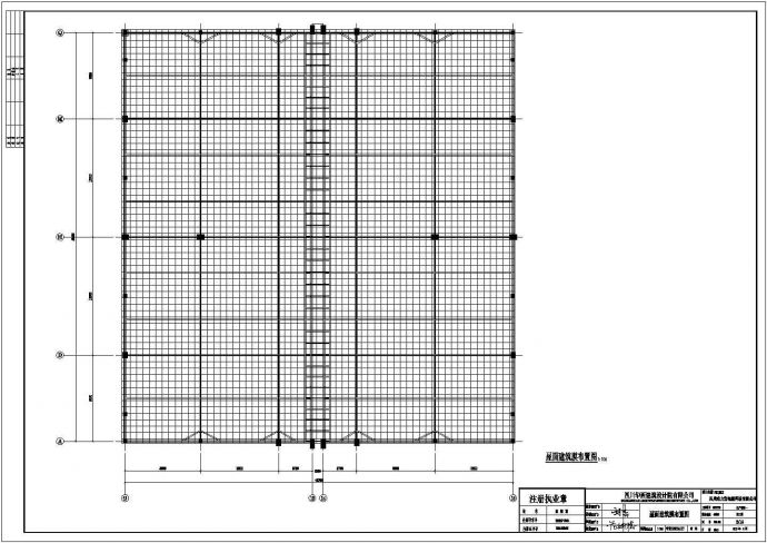 某科技结构车间厂房平面建筑设计图（共15张）_图1