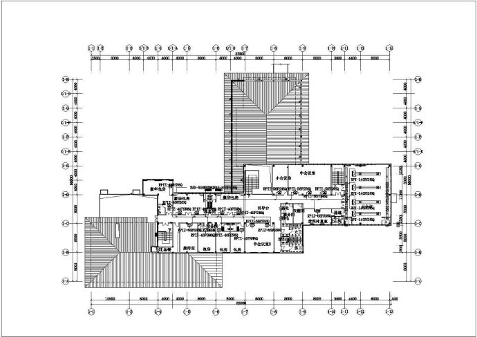 【青岛】某工人温泉疗养院暖通设计施工图纸_图1