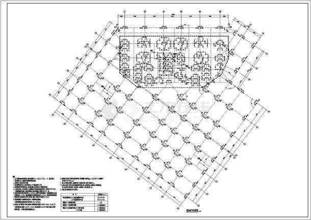 某22层底商框剪住宅楼结构施工图（共33张）-图一