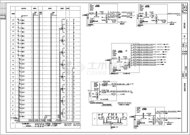 [河北]25000㎡二十七层综合商住楼强弱电系统施工图纸（办公商业）-图一
