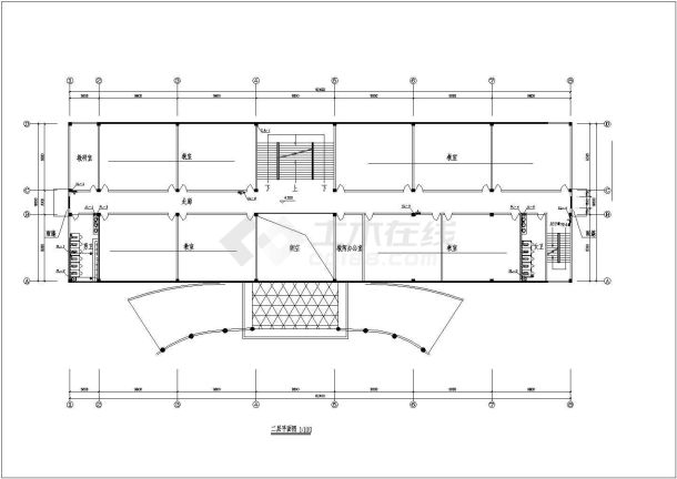 某四层综合楼给排水规划设计施工图纸-图二