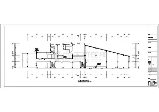 重庆某二十九层钢筋混凝土结构住宅楼电气施工图纸（地下一层）-图二