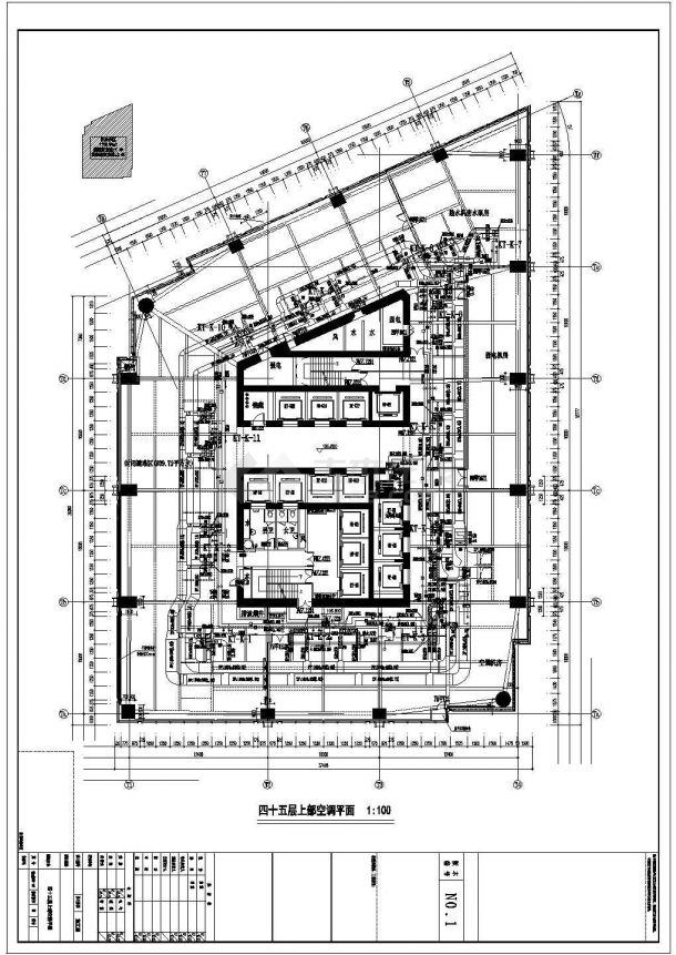 [江苏]68层综合商业广场暖通空调全系统设计施工图（30万平冰蓄冷人防）-图一