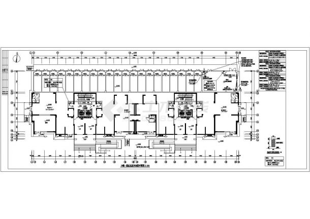 [浙江]33层商业住宅综合建筑群通风防排烟系统设计施工图（人防设计）-图一