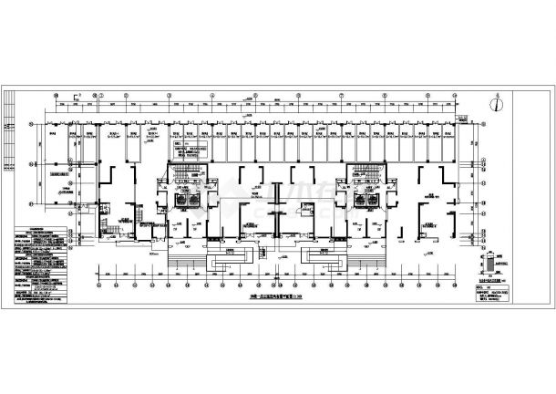 [浙江]33层商业住宅综合建筑群通风防排烟系统设计施工图（人防设计）-图二