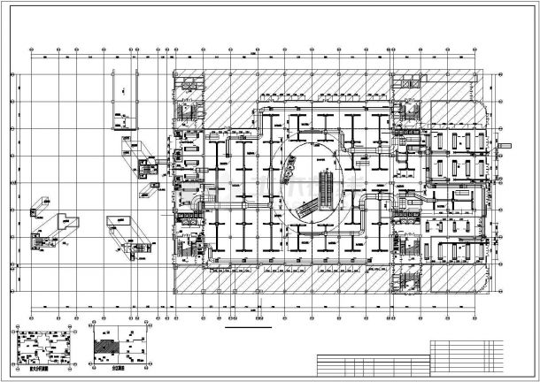 [河北]148251㎡二十九层商业写字楼空调通风及防排烟系统设计施工图（供暖人防大院设计）-图二
