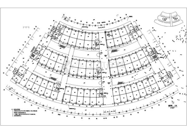 [江苏]三层商业广场空调通风系统设计施工图-图一