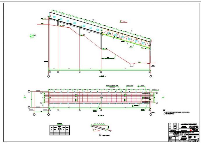 某锅炉备煤栈桥钢结构施工设计详图_图1