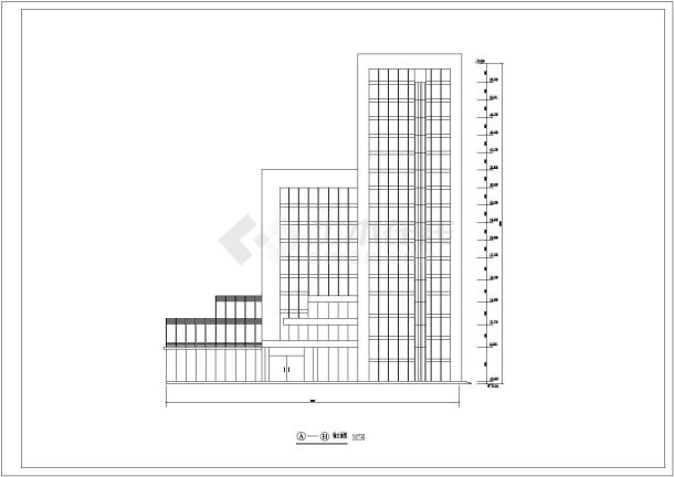 某酒店建筑设计施工图（共16张）-图二