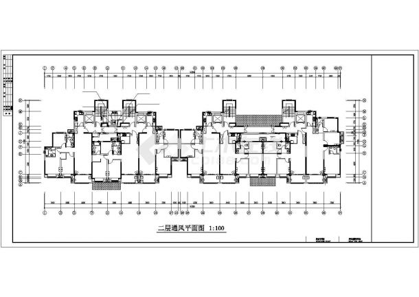 [安徽]某高层住宅楼及地下车库通风消防排烟系统设计施工图（大院设计）-图二