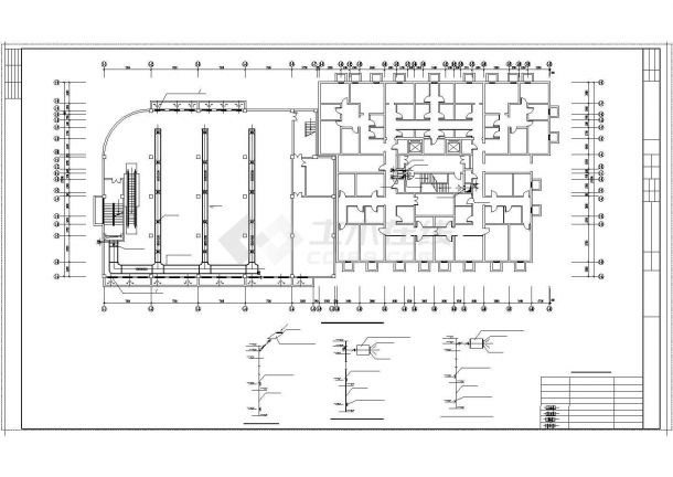 某18807.66平米十七层商业住宅项目散热器采暖系统设计施工图（对称四户型）-图二