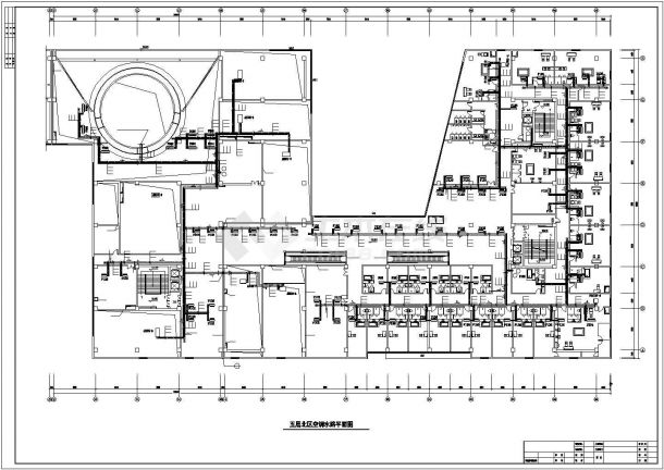 某54183㎡五层商业广场及活动中心空调通风防排烟系统设计施工图（地源热泵系统）-图二