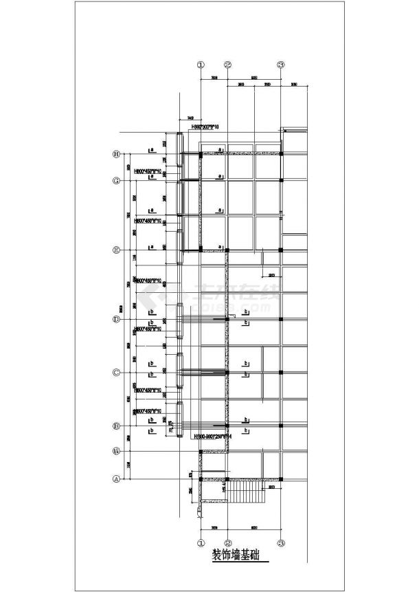 某商业会所平钢结构方案建筑设计图-图一