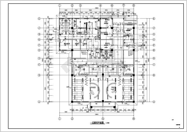 小区四层幼儿园框架结构电气系统设计图（含设计说明）-图一