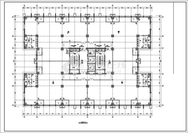 [河南]15层商业综合体通风空调系统设计施工图（建筑形式多详图多）-图二