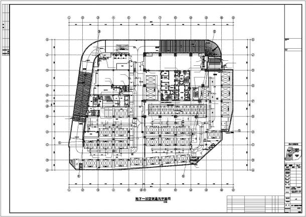 [天津]175米商业综合楼空调通风设计施工图（82000㎡）-图一