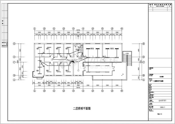 【北京】219.6平方米某公司生活楼电气设计施工图-图二
