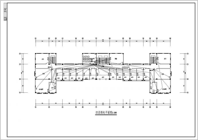 五层钢筋混凝土框架结构办公楼电气设计施工图纸_图1
