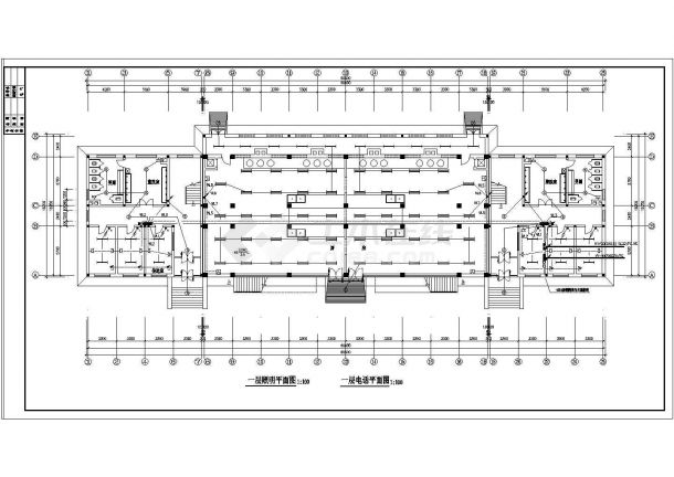 某六层私立第一中学新建综合楼电气设计施工图-图二