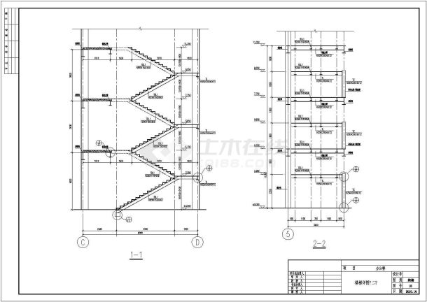 8度区钢框架办公楼结构施工图（含结构设计总说明）-图二