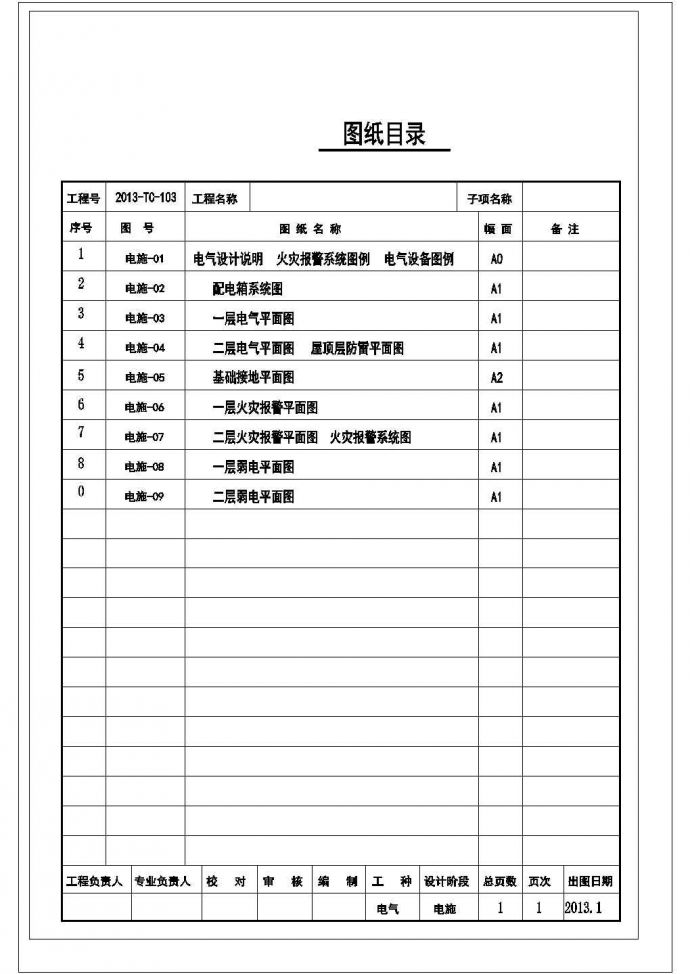 [浙江]三甲人民医院强电系统施工图纸_图1
