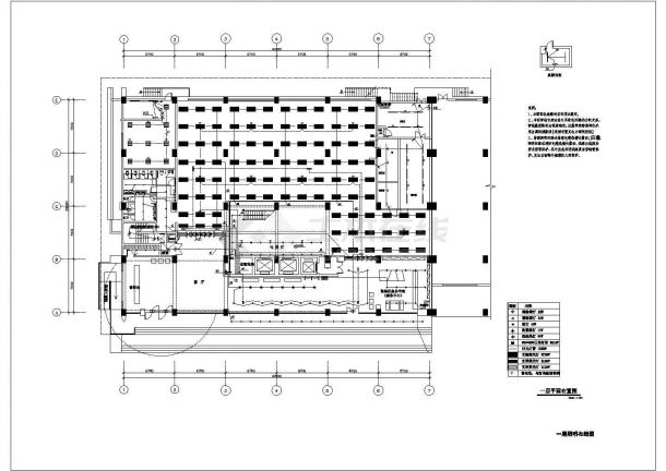 某地上七层安全展览馆改造工程电气施工图纸（一级负荷）-图二