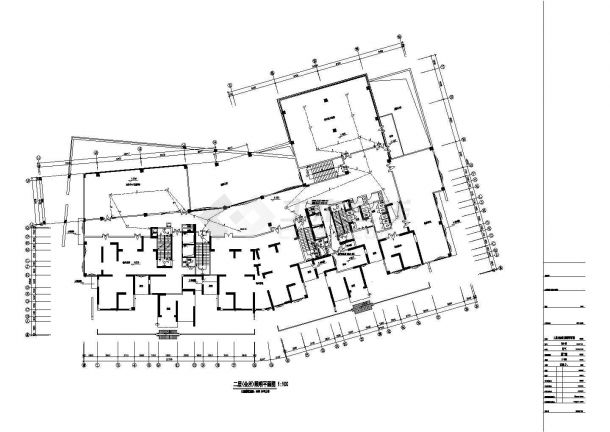 江苏某二十八层钢筋混凝土结构住宅电气施工图（一级负荷）-图二