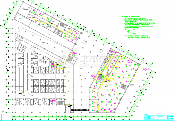 [浙江]大型公共停车场智能照明设计施工图纸(含电气设计说明)-图二