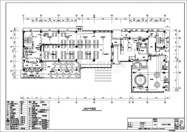 某七层钢筋混凝土结构办公试验综合楼照明配电系统施工图纸-图一