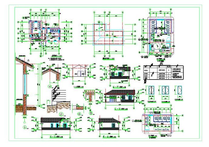 蜀相市城市公共厕所新建工程建筑设计施工图_图1