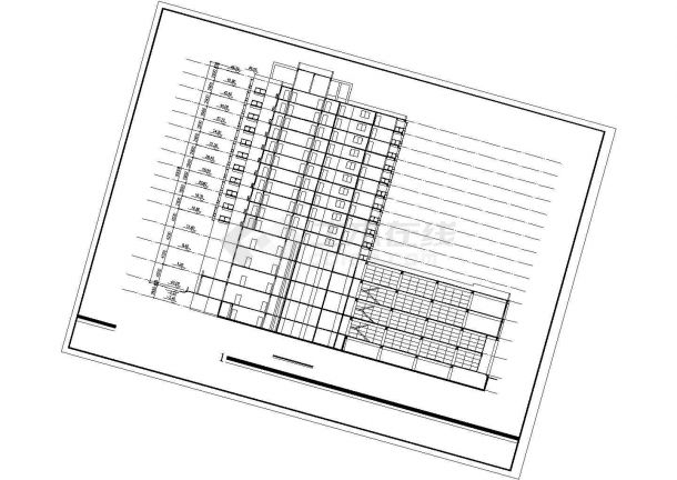 某商住楼建筑设计方案图（共10张）-图一