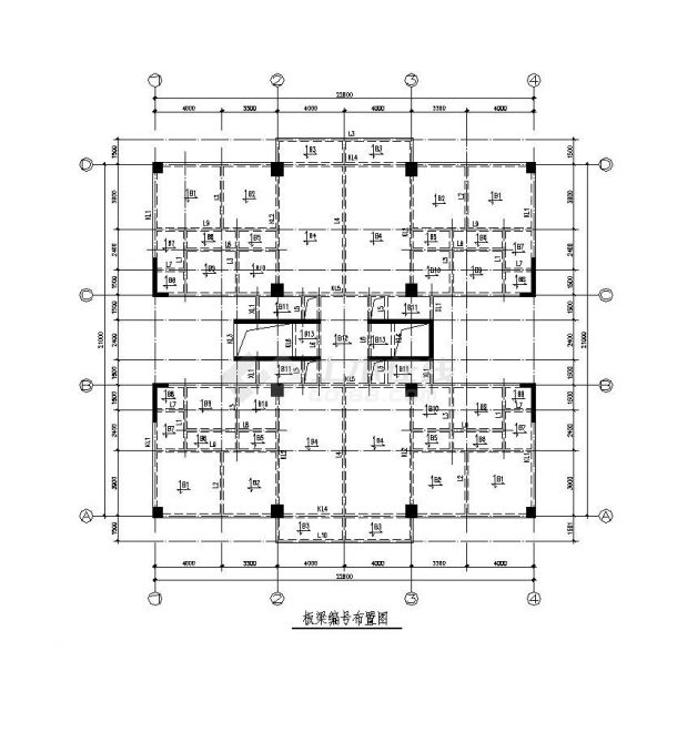 某市区小高层住宅楼毕业设计CAD规划详图-图一