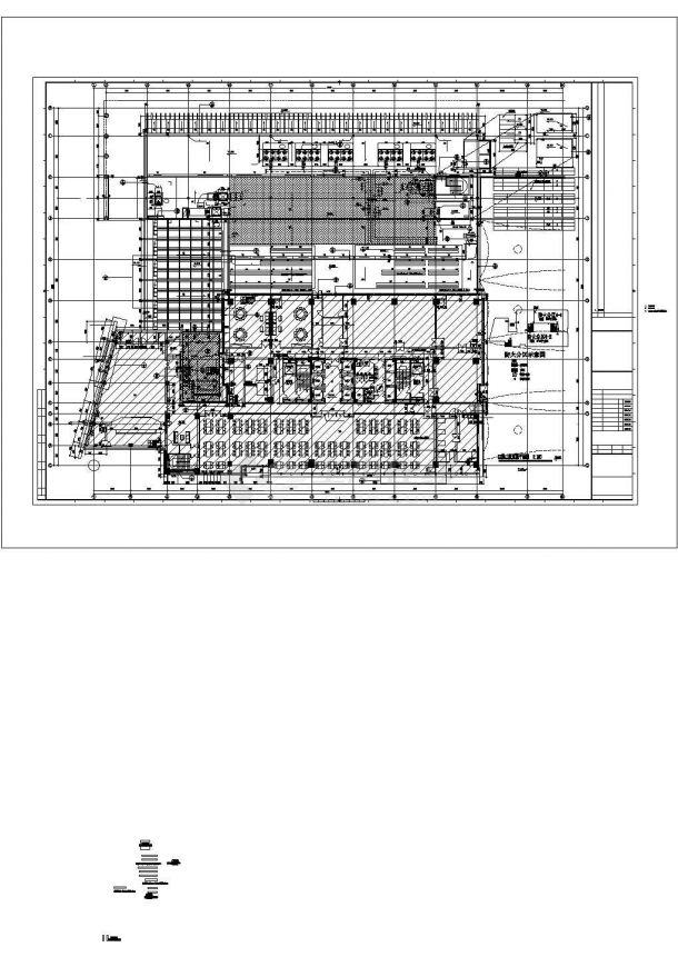 [浙江]高层办公大楼空调通风及防排烟系统设计施工图（人防设计）-图一